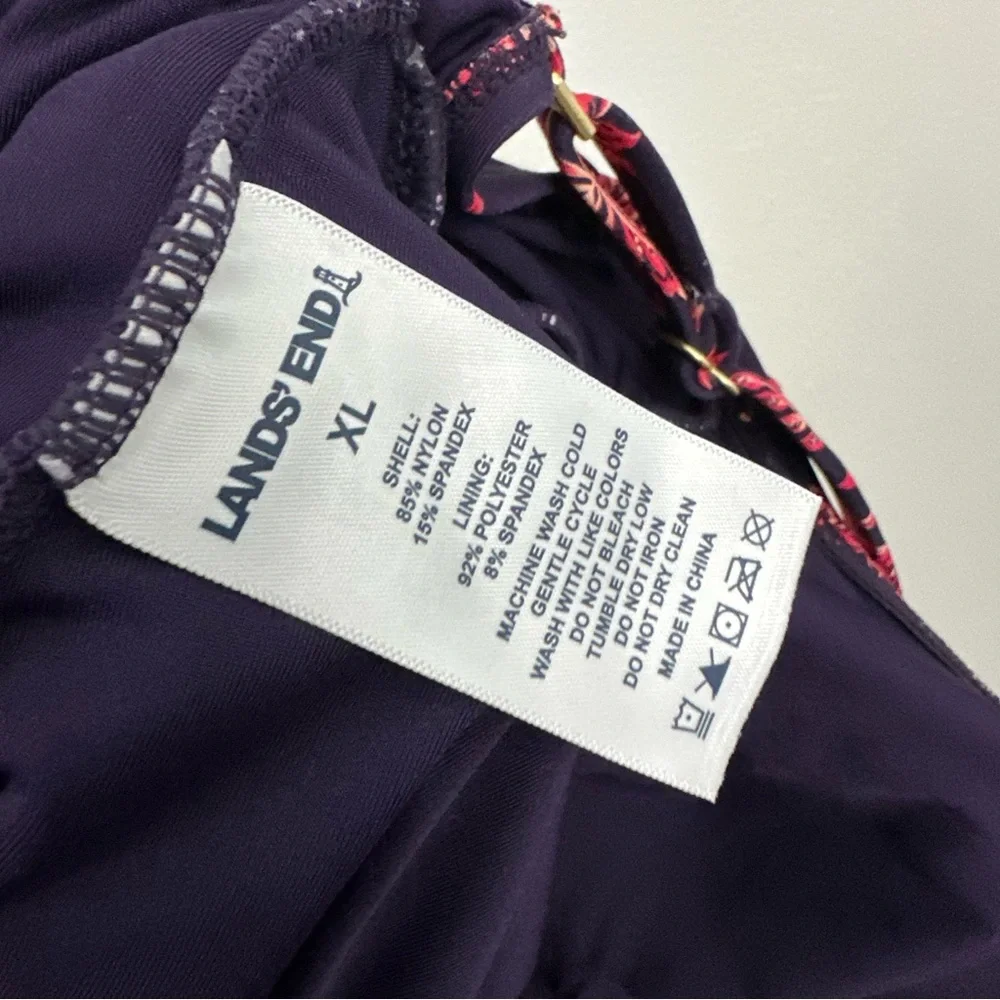 Lands End Swim Dress Swimsuit Women's Size XL